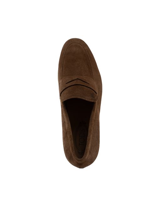 Mocassini in pelle scamosciata TOD'S | XXM38K0GG10 RE0S818
